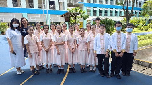 Prize Award Ceremony 2023 - A group photo after our performance